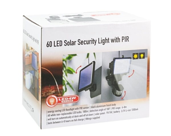 LAMPA SOLARNA HALOGEN 60 LED SOLAR 4 TRYBY PRACY