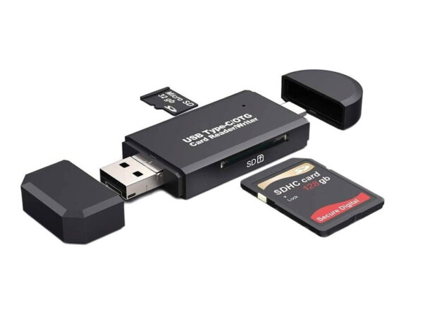 CZYTNIK KART SD MICRO SD USB USB-C MICRO USB 3w1