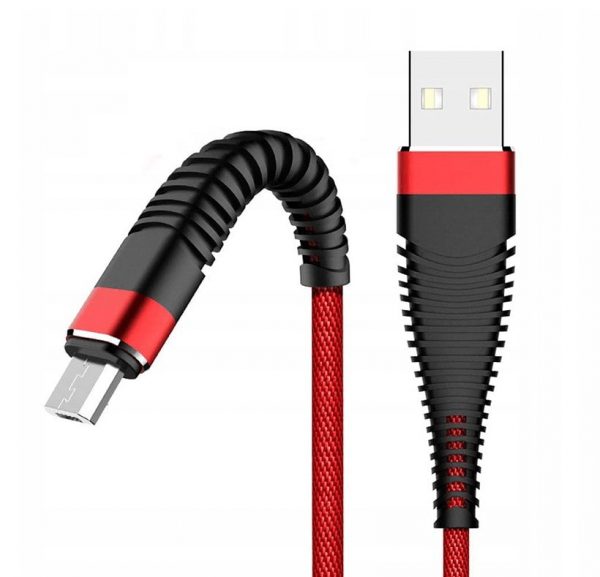 KABEL MICRO USB QUICK CHARGE SZYBKIE WZMACNIANY