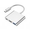 ADAPTER PRZEJŚCIÓWKA 3w1 HUB USB-C TYP-C HDMI 4K