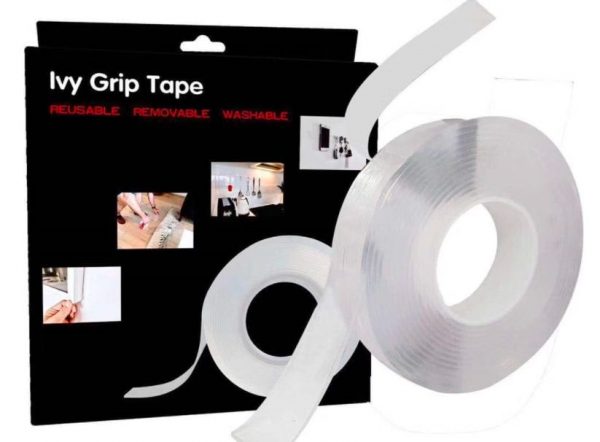 TAŚMA NANO WIELOKROTNEGO UŻYTKU DWUSTRONNA 5M GRIP