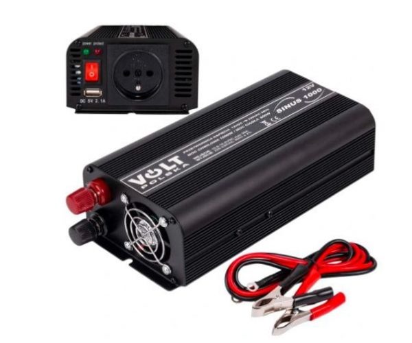 PRZETWORNICA NAPIĘCIA SINUS 12V 230V 1000W VOLT PL