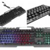 KLAWIATURA GAMINGOWA DLA GRACZY PODŚWIETLENIE LED