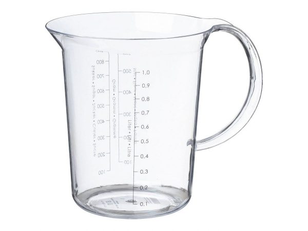 MIARKA KUCHENNA DZBANEK Z PODZIAŁKĄ 1000ML 1L