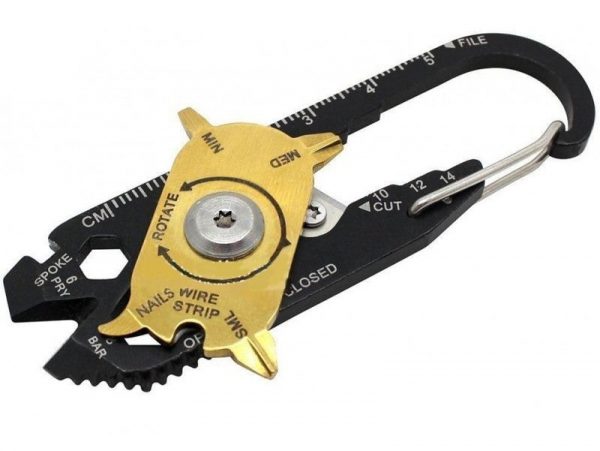 BRELOK KLUCZY KARABIŃCZYK 20w1 SURVIVAL MULTITOOL