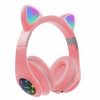 SŁUCHAWKI NAUSZNE BLUETOOTH LED M2 KOCIE USZY KOT