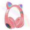 SŁUCHAWKI NAUSZNE BLUETOOTH LED M2 KOCIE USZY KOT