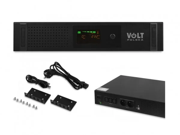 ZASILACZ AWARYJNY UPS 1200VA 720W RACK 19 2x 7Ah