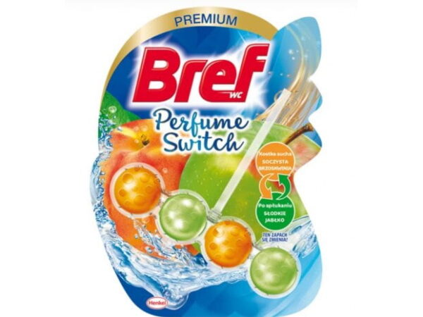 BREF PERFUME SWITCH KOSTKA WC TOALETOWA 50G