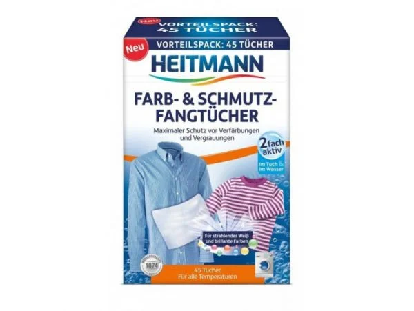 HEITMANN CHUSTECZKI WYŁAPUJĄCE KOLOR I BRUD 45szt