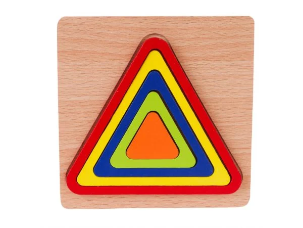 UKŁADANKA PUZZLE KSZTAŁTY DREWNIANA