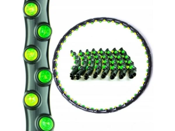HULA HOP HOOP ODCHUDZAJĄCE MAGNETYCZNE SKŁADANE 98