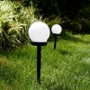 LAMPA SOLARNA OGRODOWA KULA 10 CM LAMPKA 2x LED