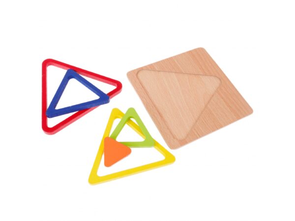 UKŁADANKA DREWNIANA EDUKACYJNA PUZZLE KSZTAŁTY