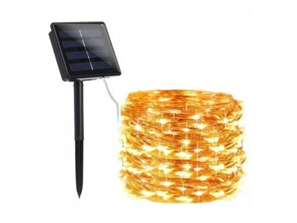 LAMPKI OGRODOWE CHOINKOWE SOLARNE 200 LED GIRLANDA
