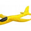 SAMOLOT ZABAWKA STYROPIANOWY SZYBOWIEC RZUTKA 47 CM - żółty