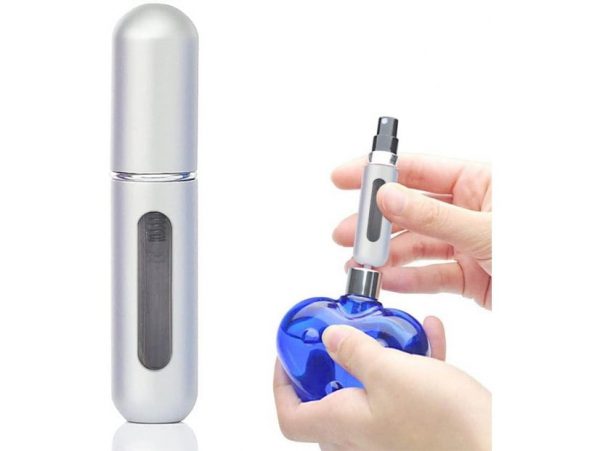 ATOMIZER PERFUM PODRÓŻNY 5ml - srebrny