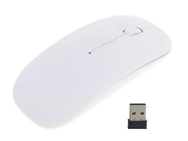 MYSZKA BEZPRZEWODOWA USB SLIM - biały