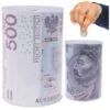 SKARBONKA PUSZKA BANKNOT 8/12CM - wzór 500zł