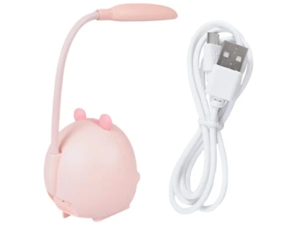 LAMPKA BIURKOWA LED RGB - miś pomarańczowy