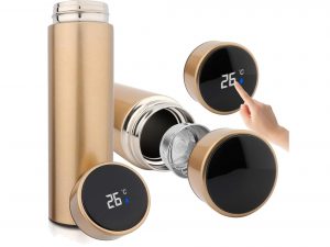 KUBEK TERMICZNY SMART 500ML - złoty