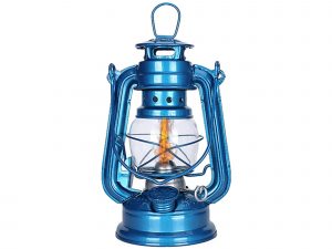 LAMPA NAFTOWA 24cm - niebieski