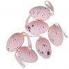 JAJKA STYROPIANOWE NAKRAPIANE 6SZT - różowy