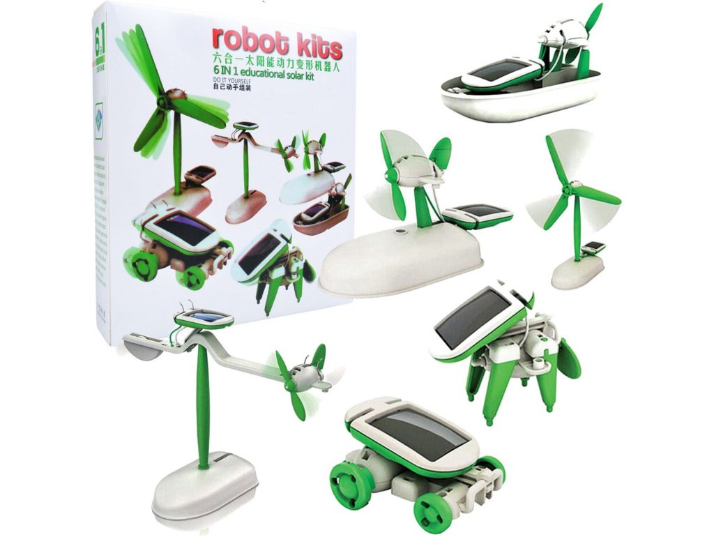 ROBOT SOLARNY KITS 6w1 ZESTAW SOLAR EDUKACYJNY