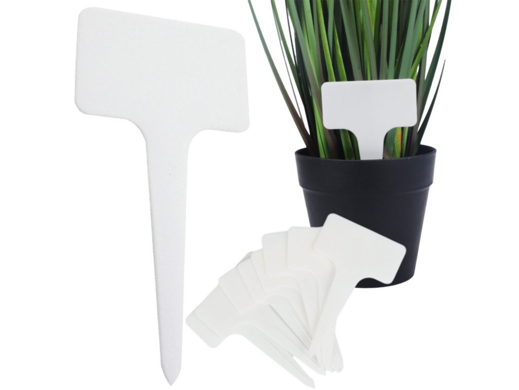 TABLICZKA ETYKIETA DO ROŚLIN 10x6cm 50SZT - biały