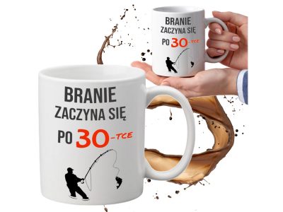 KUBEK DO SUBLIMACJI 330ML BIAŁY - Urodziny - grupa