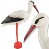BOCIAN PTAK SZTUCZNY PLASTIKOWY 82x65x22
