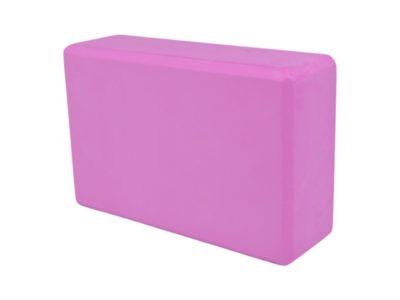 KOSTKA DO JOGI YOGI KLOCEK 23cm x 15cm x 7,5cm - różowy