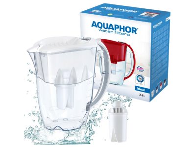 AQUAPHOR DZBANEK FILTRUJĄCY IDEAL 2,8L + WKŁAD B15 STANDARD - biały