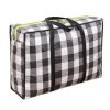 TORBA GOSPODARCZA 58x42x24cm - czarno-biała kratka