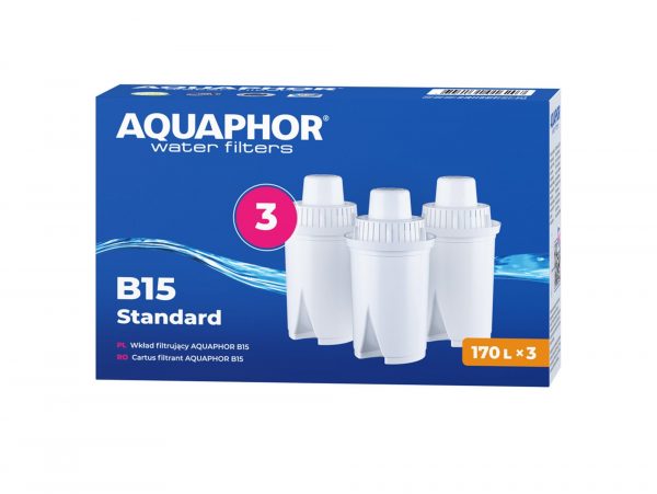 AQUAPHOR WKŁADY B15 STANDARD 3SZT