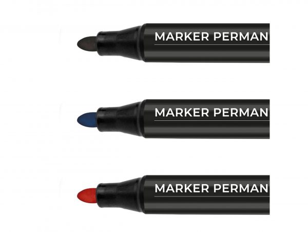 MARKER PERMANENTNY MIX 12SZT