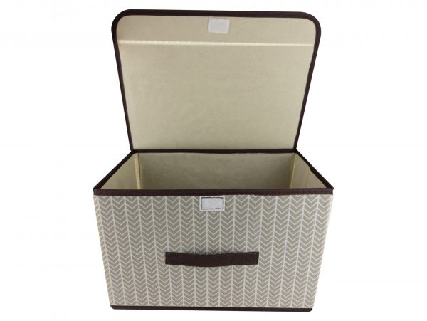 PUDEŁKO ORGANIZER SKŁADANY 40x25x25 - beżowy