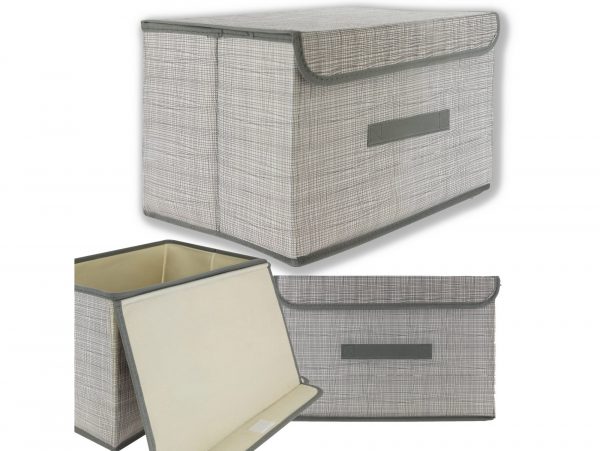 PUDEŁKO ORGANIZER SKŁADANY 40x25x25 - szary