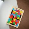 TETRIS UKŁADANKA DREWNIANA 27x18cm