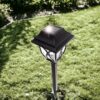 LAMPA SOLARNA OGRODOWA WBIJANA CZUJNIK ZMIERZCHU