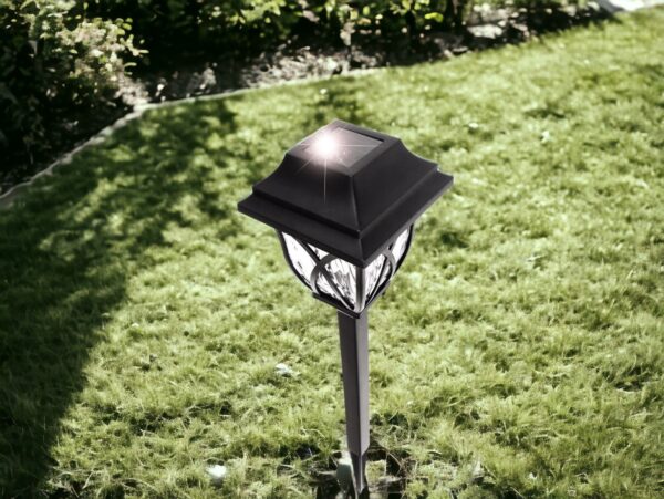 LAMPA SOLARNA OGRODOWA WBIJANA CZUJNIK ZMIERZCHU