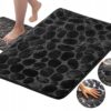MATA DYWANIK ŁAZIENKOWY ANTYPOŚLIZGOWY 3D - czarny