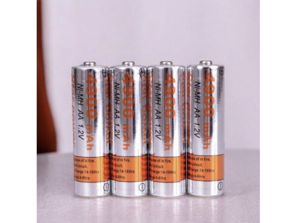 4szt x AKUMULATORKI BATERIA AA DUZE 4900mAh R6