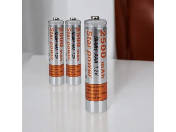 4szt x AKUMULATORKI BATERIA AAA MALE 2500mAh R3