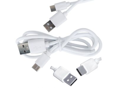 KABEL USB TYP-C USB-C 1M - biały