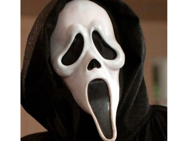 MASKA KRZYK Z KAPTUREM KOSTIUM IMPREZA HALLOWEEN