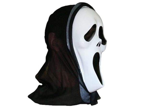 MASKA KRZYK Z KAPTUREM KOSTIUM IMPREZA HALLOWEEN