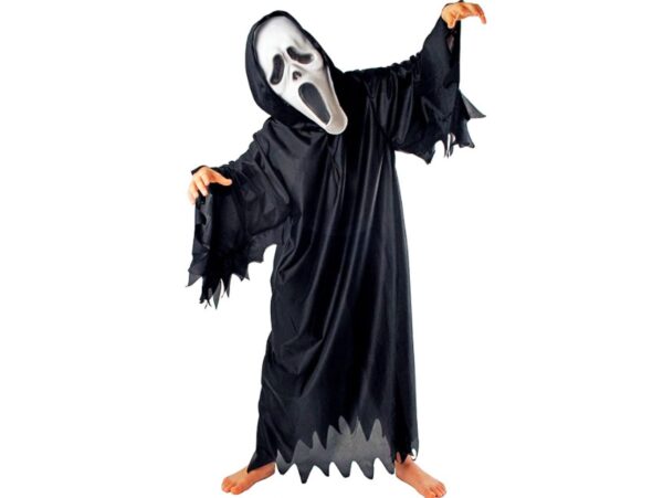 MASKA KRZYK Z KAPTUREM KOSTIUM IMPREZA HALLOWEEN