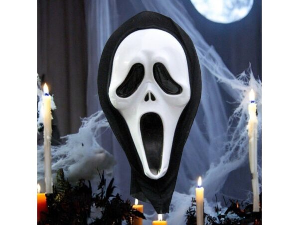 MASKA KRZYK Z KAPTUREM KOSTIUM IMPREZA HALLOWEEN