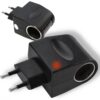 ADAPTER PRZEJŚCIÓWKA 220V 230V / 12V ZAPALNICZKI